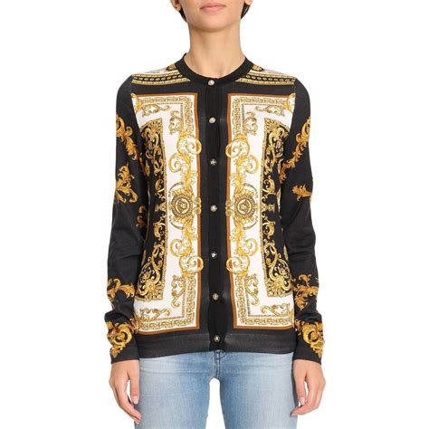 versace cardigan cape mens|Versace cardigan women's.